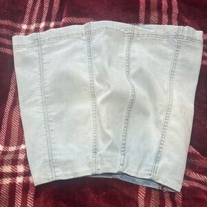 Target Light Blue Denim Skirt